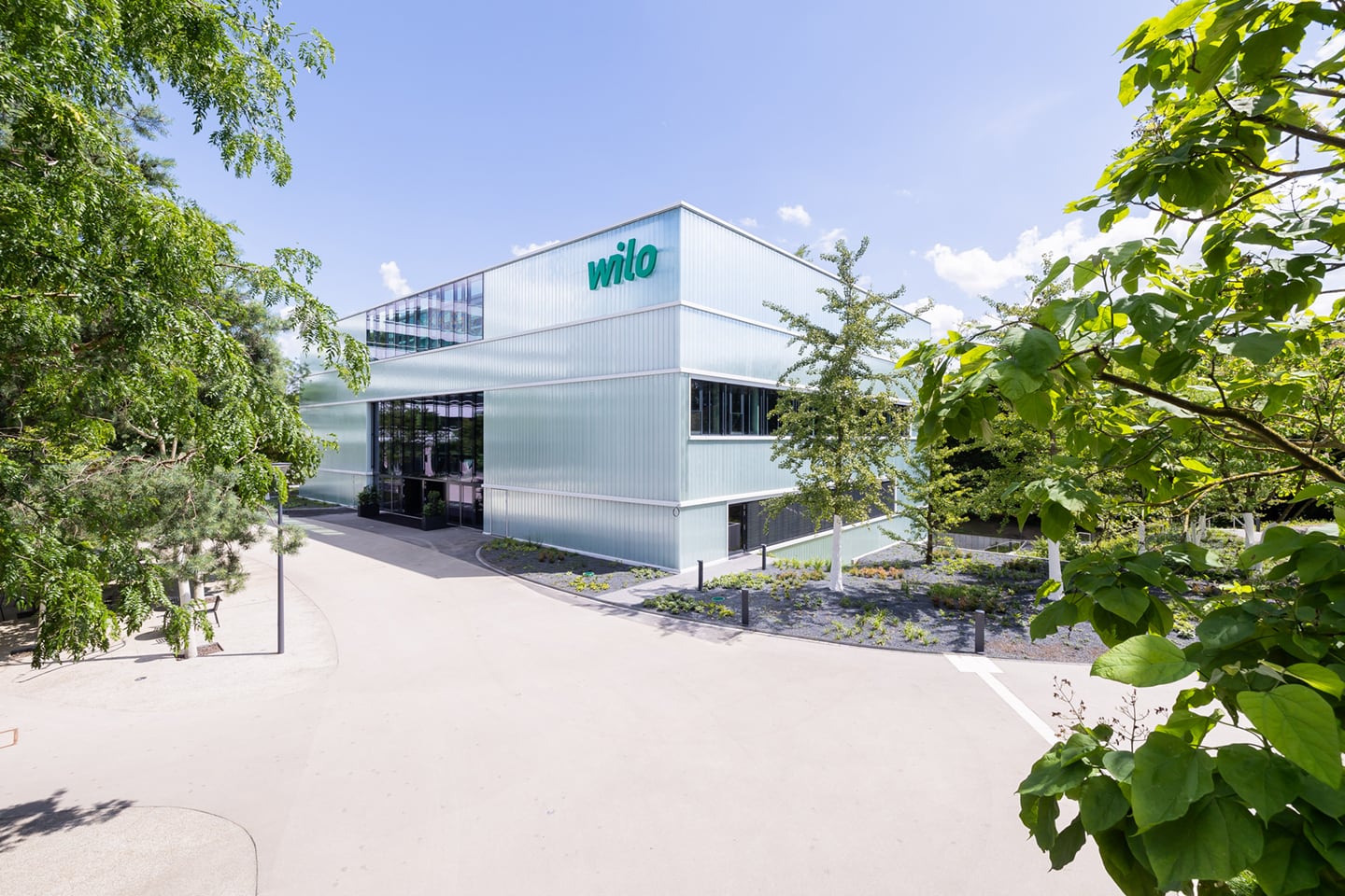 Die Abbildung zeigt die Anfahrt zum Innovationszentrum in Hamm.